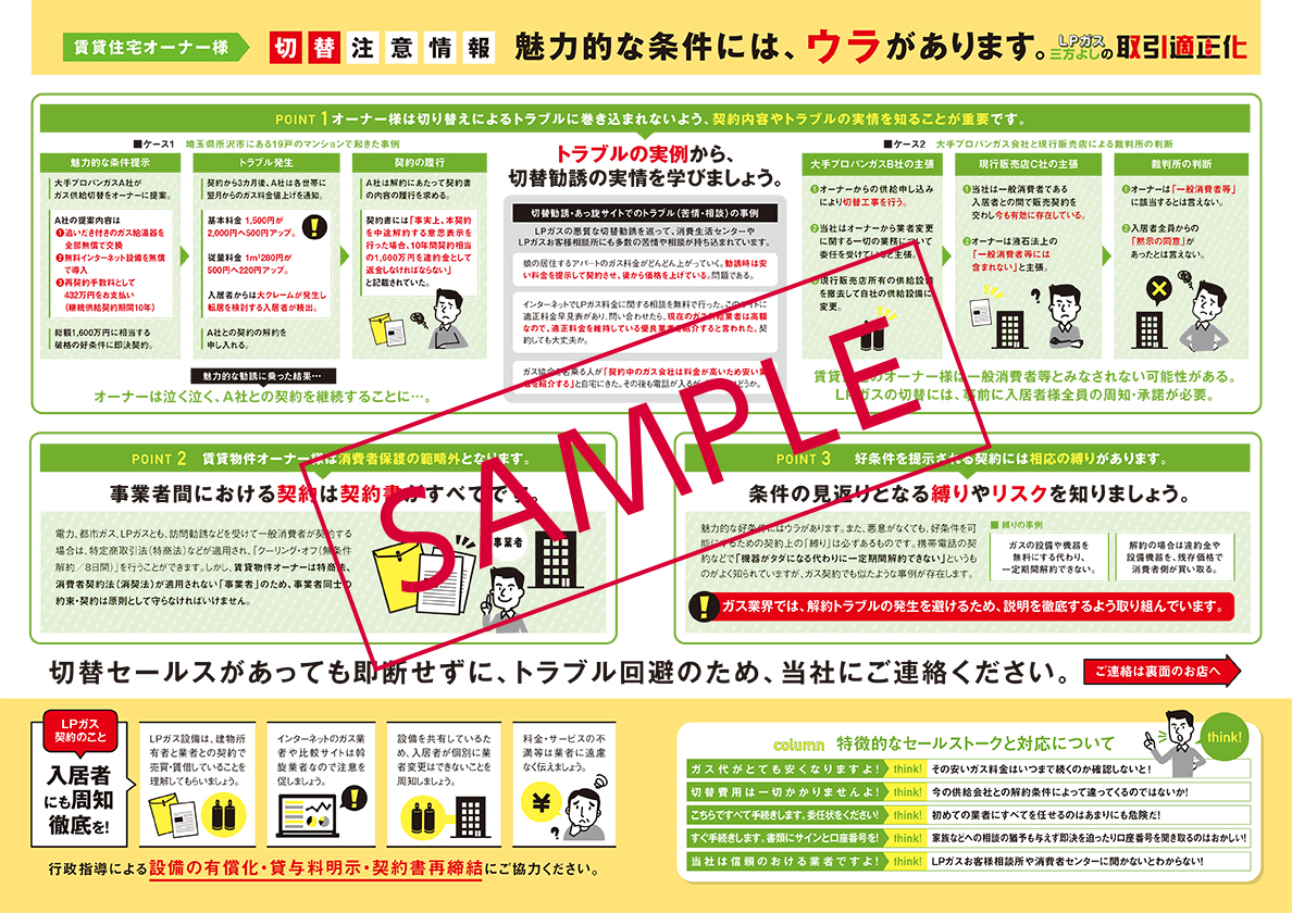 A01 A01 三方良しの取引適正化（オーナー向け説明・注意喚起ツール）